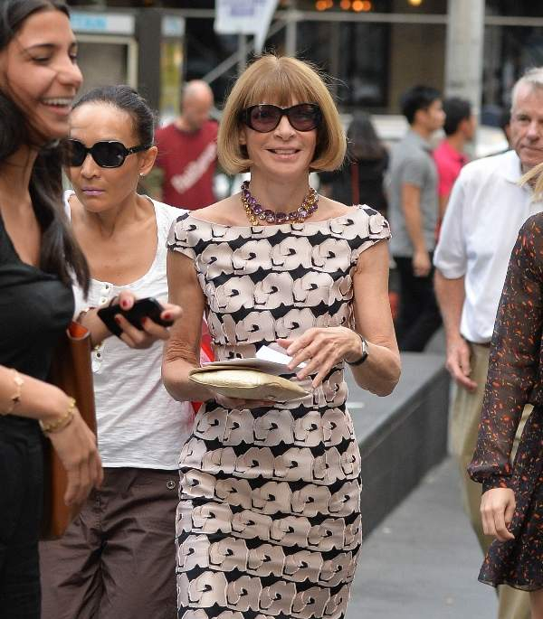 Anna Wintour seen in Midtown Manhattan with Andre Leon Talley