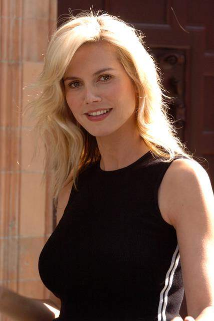 Heidi Klum in Mayfair in London