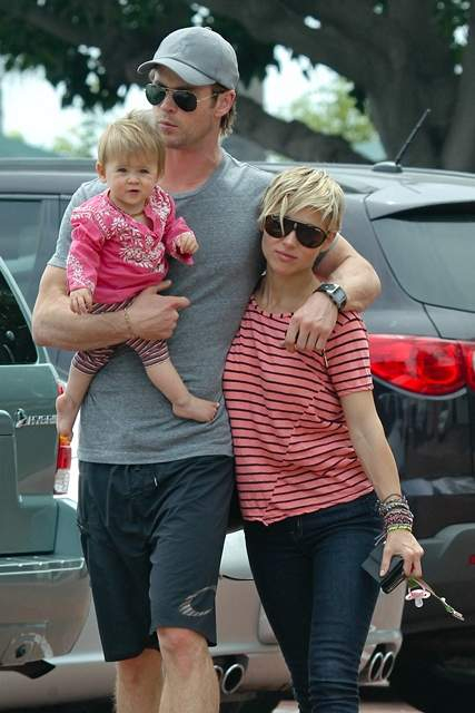 EXCLUSIVE  Chris Hemsworth and Elsa Pataky keep a tight bond with India
