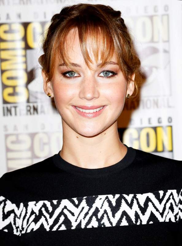 Jennifer Lawrence attends   The Hunger Games  Catching Fire   Presentation at The San Diego Comic Con