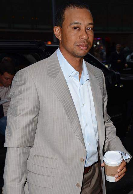 Tiger Woods appears on Good Morning America  NYC
