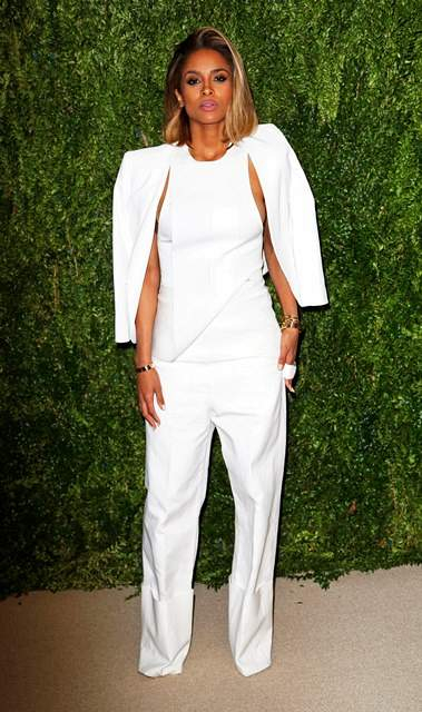 Celebrity arrivals at the 10th Annual CFDA Vogue Fund Awards in NYC