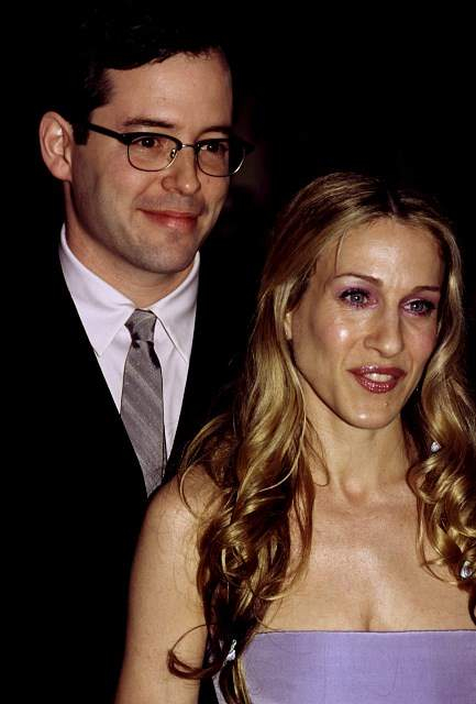 Matthew Broderick Sarah Jessica Parker at the Golden Globe Awards January 1999