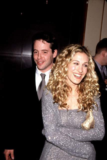 Matthew Broderick Sarah Jessica Parker at the Espy Awards 2 15 99