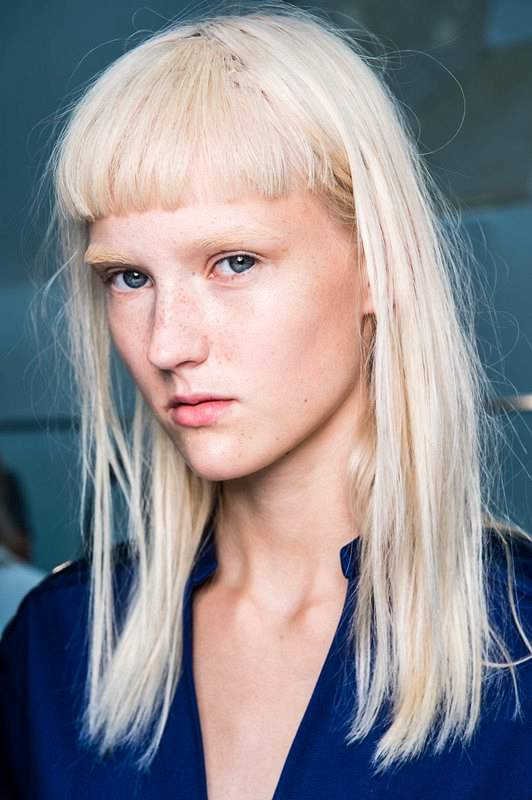 Models in a backstage beauty shoot september 2013 nReady to wear Women summer 2014 nAcne