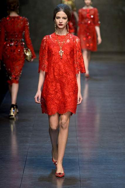 Pixelformula  nDolce Gabbana nWomenswear nWinter 2013 - 2014 nMilano
