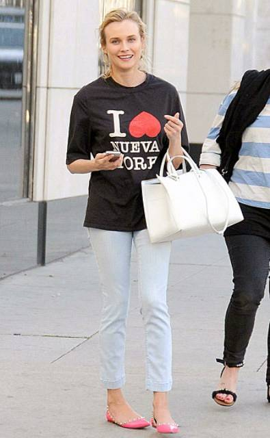 DIANE KRUGER LOOKS CASUAL SHOPPING WITH A FRIEND