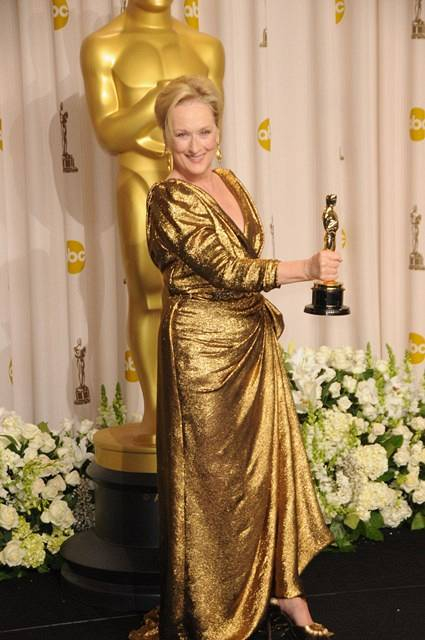 Meryl Streep in the press room for The 84th Annual Academy Awards - Oscars 2012 - Press Room  Hollywood  Highland Center  Los Angeles  CA February 26  2012  Photo By  Dee Cercone Everett Collection