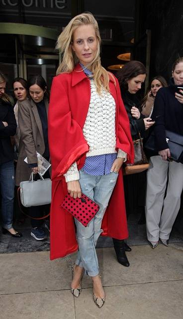 Celebrities seen leaving the Emilia Wickstead London Fashion Week show this afternoon