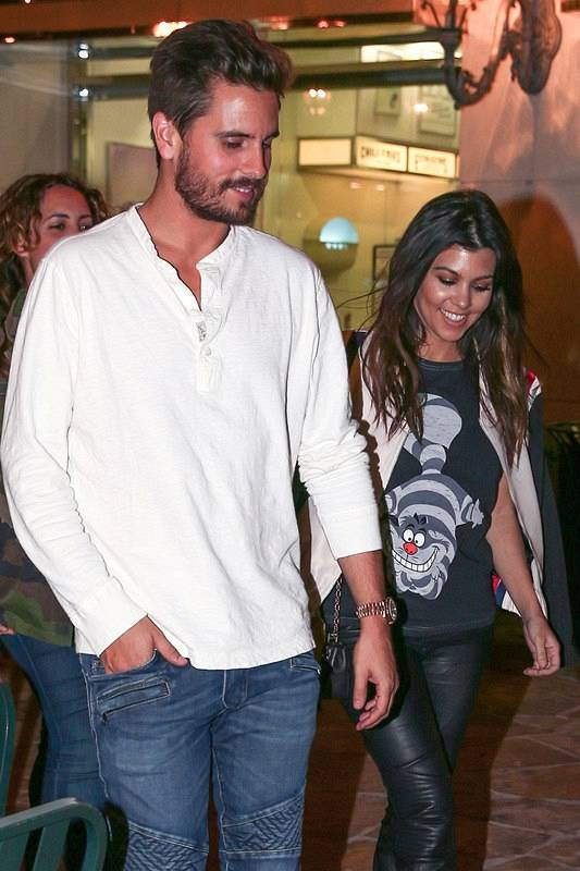 EXCLUSIVE Kourtney Kardashian and Scott Disick make it a sushi date night