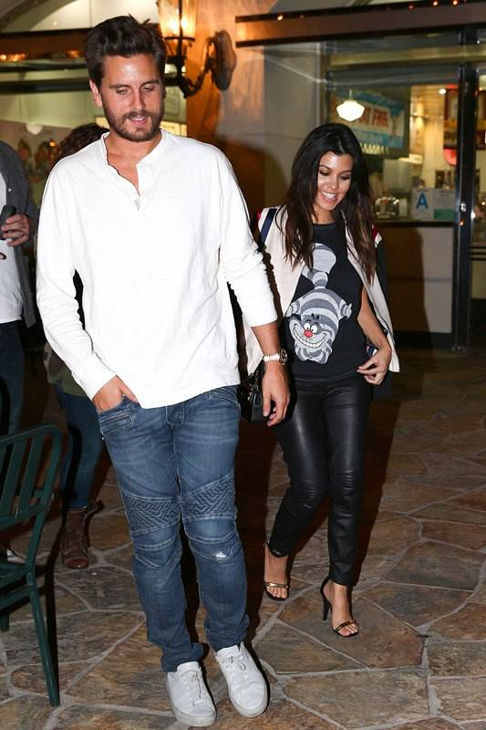 EXCLUSIVE Kourtney Kardashian and Scott Disick make it a sushi date night