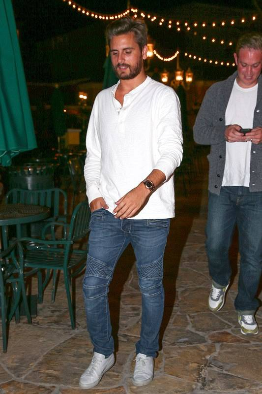 EXCLUSIVE Kourtney Kardashian and Scott Disick make it a sushi date night