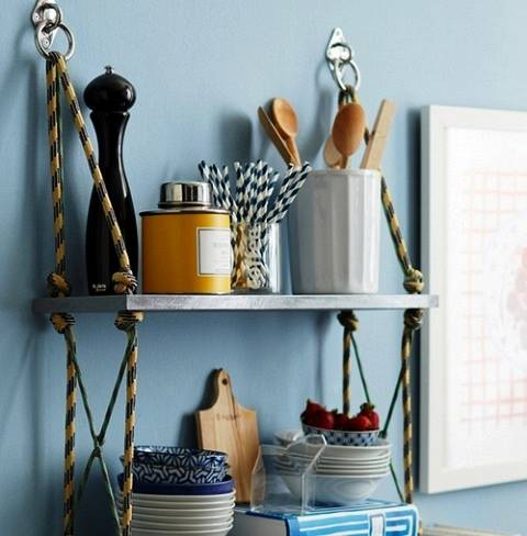 DIY hanging shelf 6 