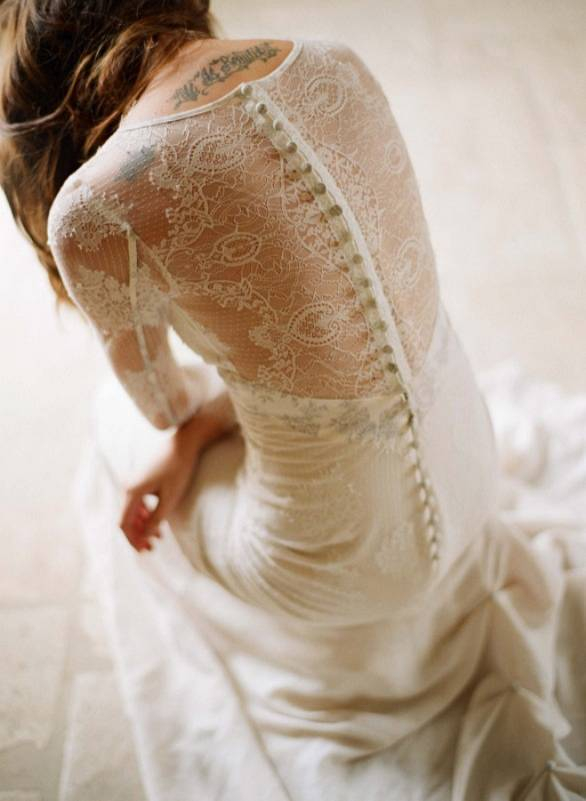 back-lace-button-long-sleeve-wedding-dress