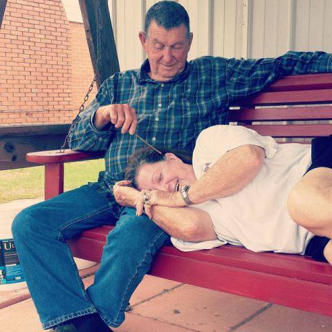 54 years together and still fooling around