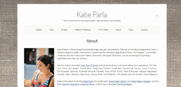 Katie Parla - Food blogger