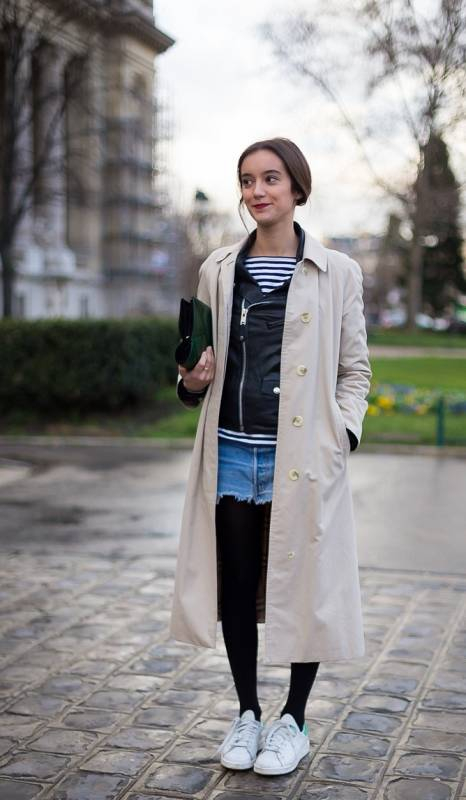 Layers-stripes-leather-biker-jacket-trench-stan-smith-by-STYLEDUMONDE-Street-Style-Fashion-Blog MG 0862