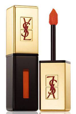 Yves Saint Laurent Rouge Pur Couture Vernis A Levres Glossy Stain in Orange de Chin