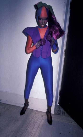 Grace Jones rThe 25th Annual GRAMMY Awards - After Party at the Biltmore Hotel rBiltmore Hotel rLos Angeles California United States rFebruary 23 1983 rPhoto by Ron Galella Ron Galella WireImage com r rTo license this image 6556086 contact WireImage