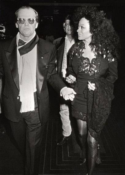 Diana Ross Jack Nicholson rThe 33rd Annual GRAMMY Awards - CBS Records Party rThe Rainbow Room rNew York City New York United States rFebruary 20 1991 rPhoto by Ron Galella Ltd Ron Galella WireImage com r rTo license this image 2406409 contact Wire