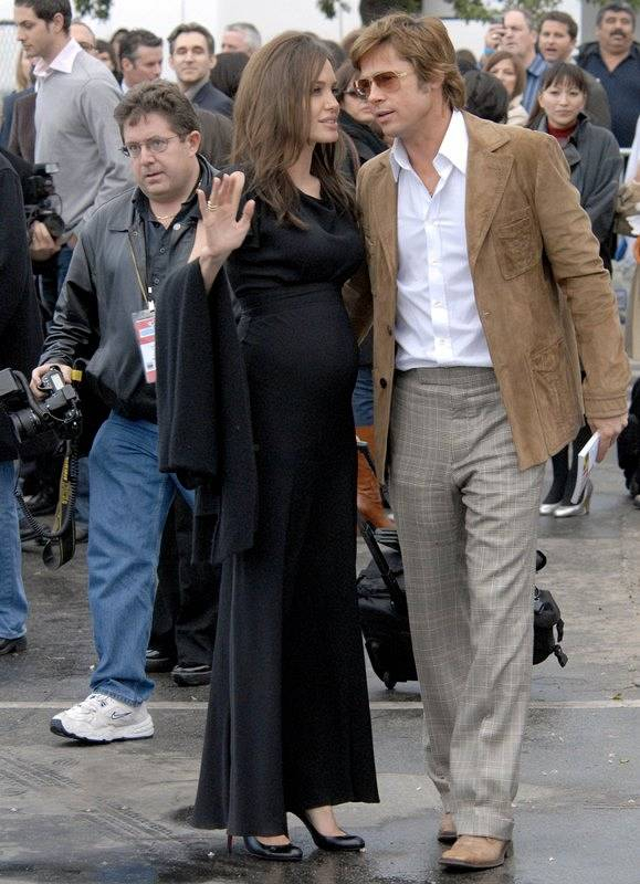 Brad Pitt and Angelina Jolie at the Independent Spirit Awards in public in Santa Monica  Ca