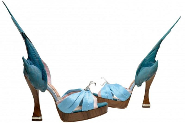 858777 3 Caroline Groves b 1959 Parakeet shoes Photography by Dan Lowe