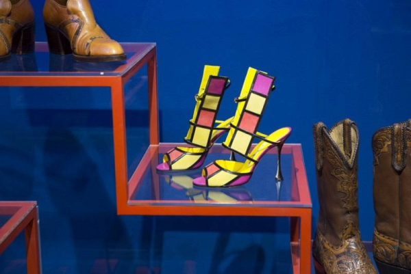 858783 6 Installation view of Shoes Pleasure and Pain 13 June 2015 - 31 January 2016 c Victoria and Albert Museum London