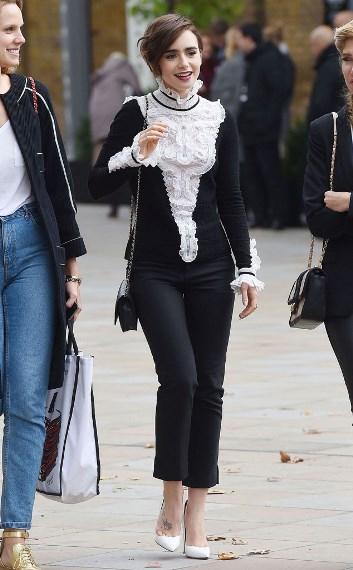 Lily-Collins-London