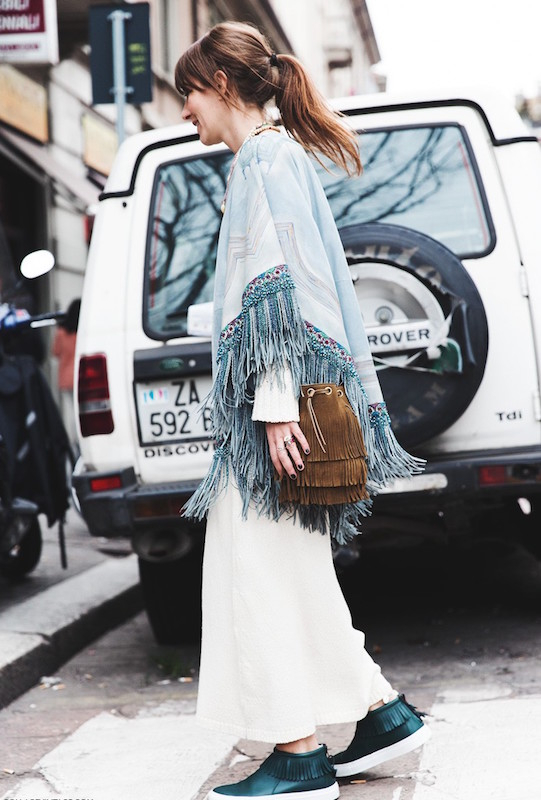 Milan Fashion Week-Fall Winter 2015-Street Style-MFW-Aurora Sansone-1-790x1185