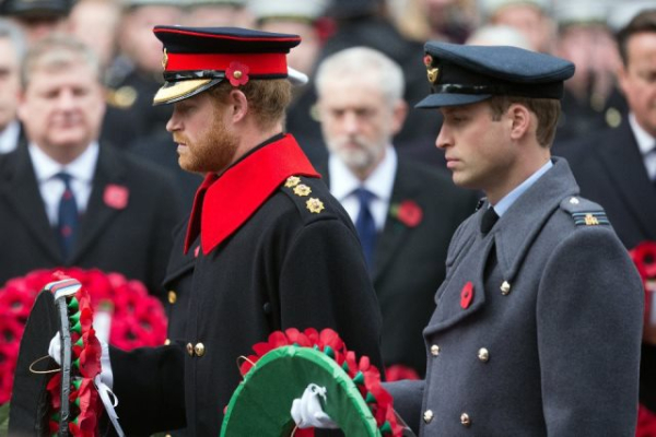 Prince-Harry-Prince-William-Remembrance-Day-  2 
