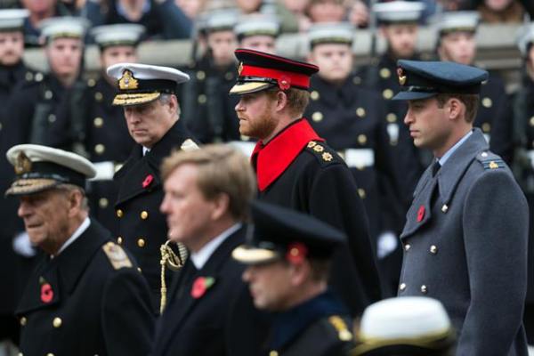Prince-Harry-Prince-William-Remembrance-Day-2015  4 