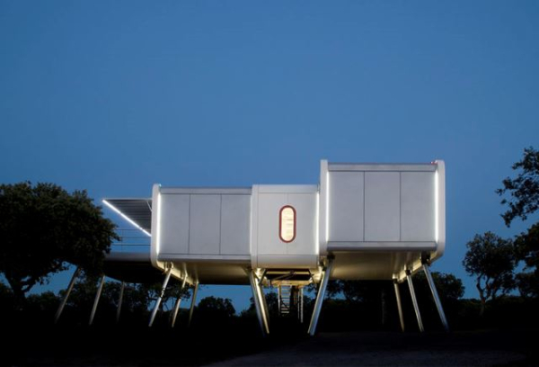 spain spaceship prefab exterior