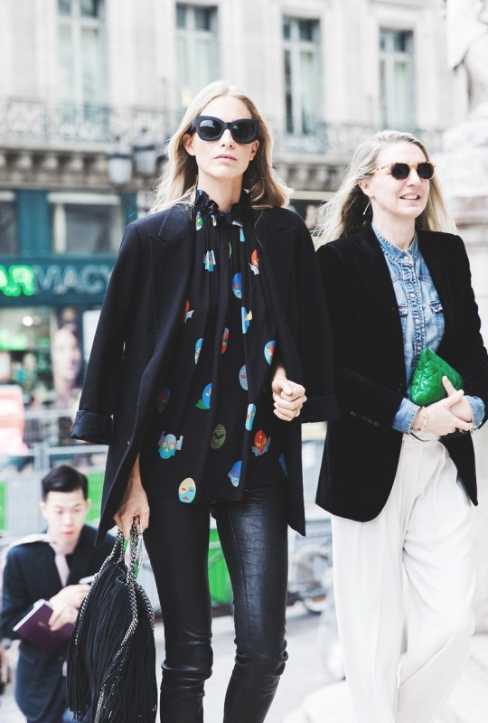 Paris Fashion Week-Fall Winter 2015-Street Style-PFW-Poppy Delevigne-Stella McCartney-2-790x1185