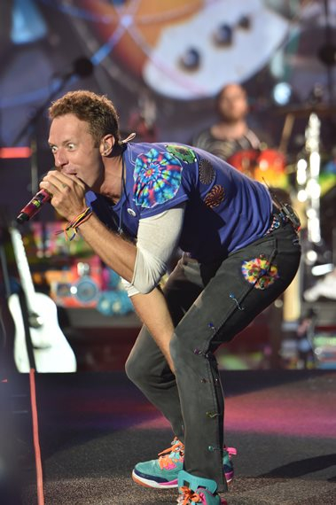 Coldplay perform at Palais Nikaia in Nice  France on May 25  2016 