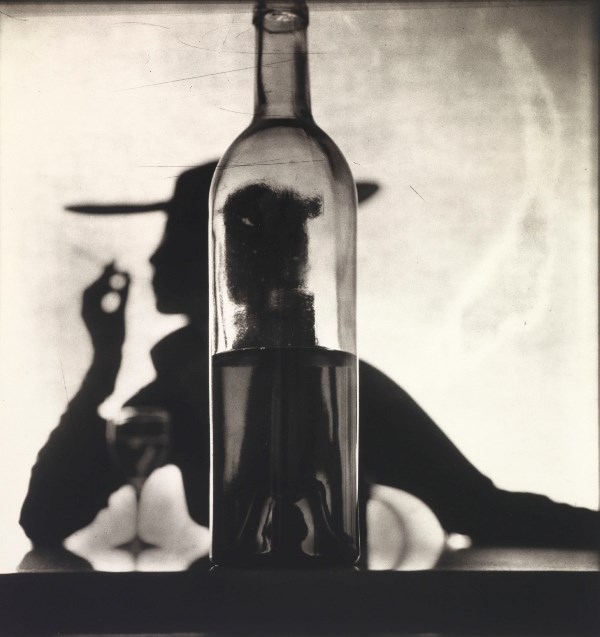 Girl Behind Bottle