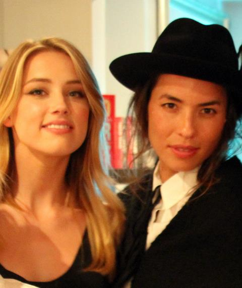 EXCLUSIVE  Amber Heard and Tasya Van Ree in December 2010