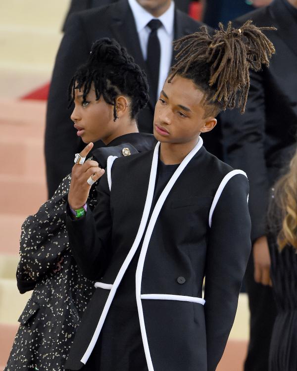 Jaden Smith and Willow Smith seen at the 2016 Met Gala in New York City