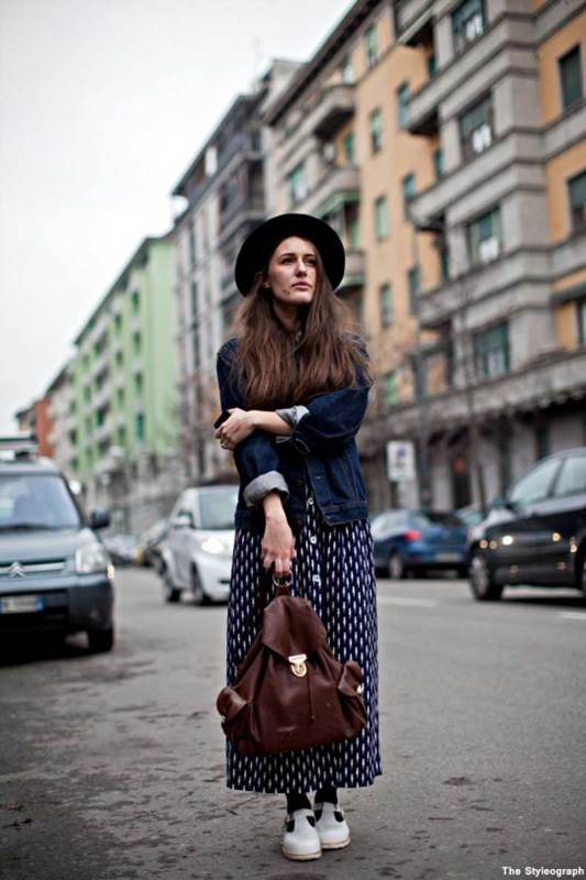 backpack-for-women-longskirt-streetstyle