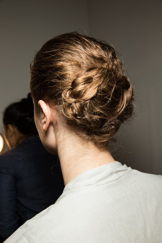 Updo with a twist.