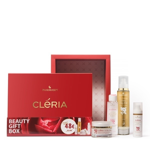 CLERIA BEAUTY GIFT BOX: Limited edition πακέτο ομορφιάς με 4 προϊόντα