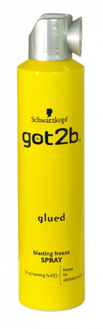 Schwarzkopf got2b glued blasting freeze spray
