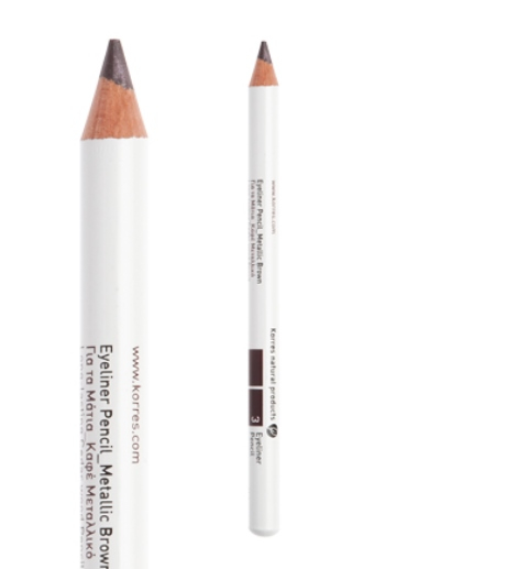 Eyeliner pencil, metallic brown, Korres