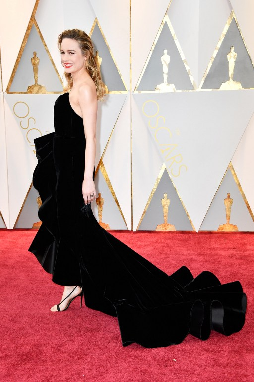 Brie Larson με Oscar de la Renta