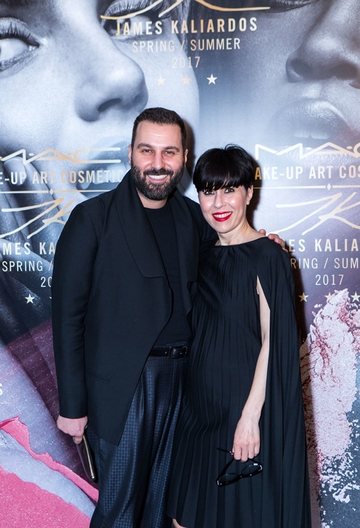 Κώστας Βογιατζής (Yatzer) και Αλεξάνδρα Σπυριδοπούλου, MAC senior artist.