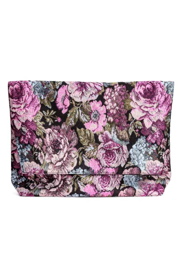 Floral clutch, H&M