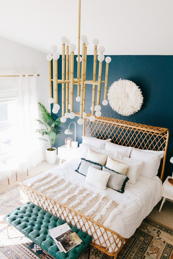 Ένα κρεβάτι φτιαγμένο από bamboo είναι μια fresh επιλογή.