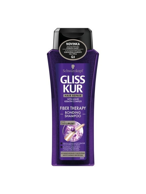 Schwarzkopf Gliss Kur Shampoo, Fiber Therapy 