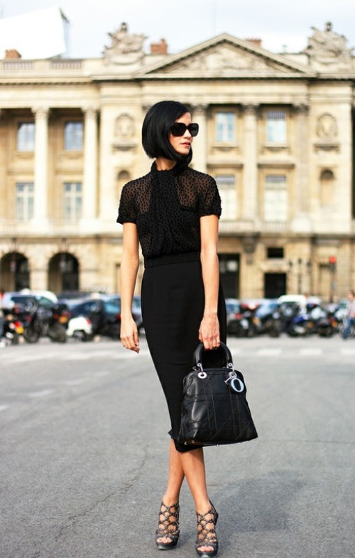 Sexy-Sophisticated look.