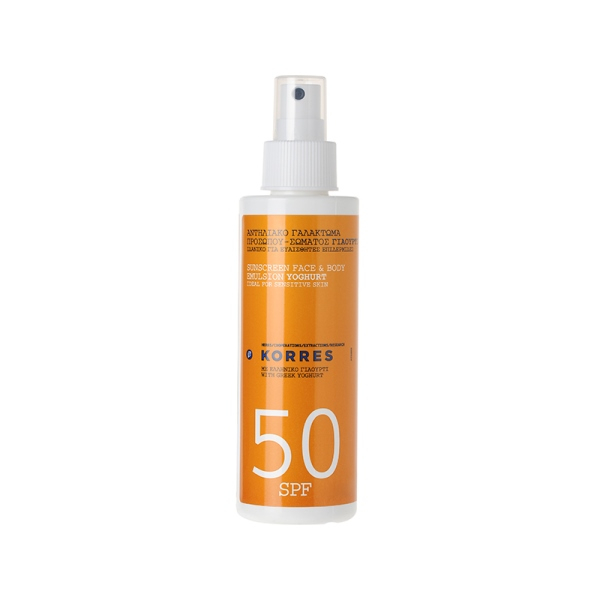 Korres Yoghurt Sunscreen Face and Body Emulsion SPF50
