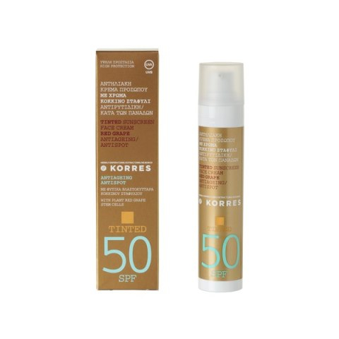 Korres Sunscreen Face Cream Red Grape SPF50